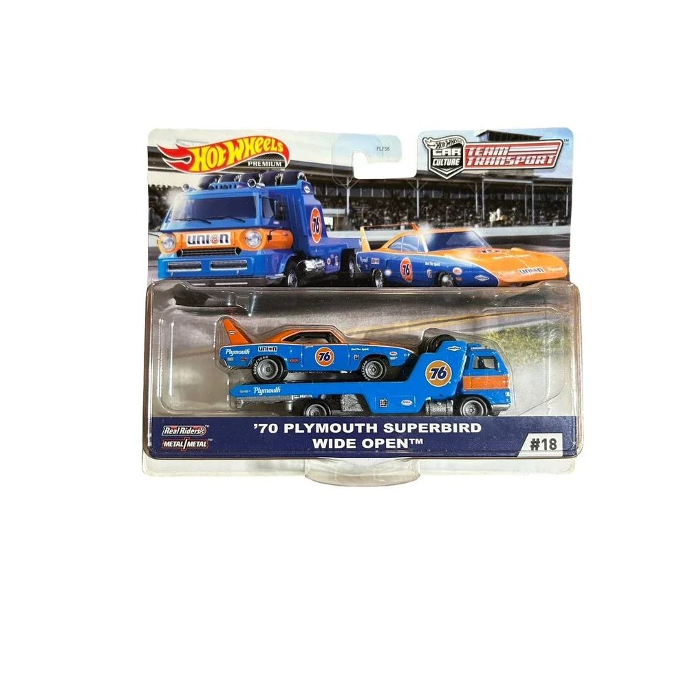 Hot Wheels‎ Team Transport 70 Plymouth Superbird Wide Open Union 76 Premium #18